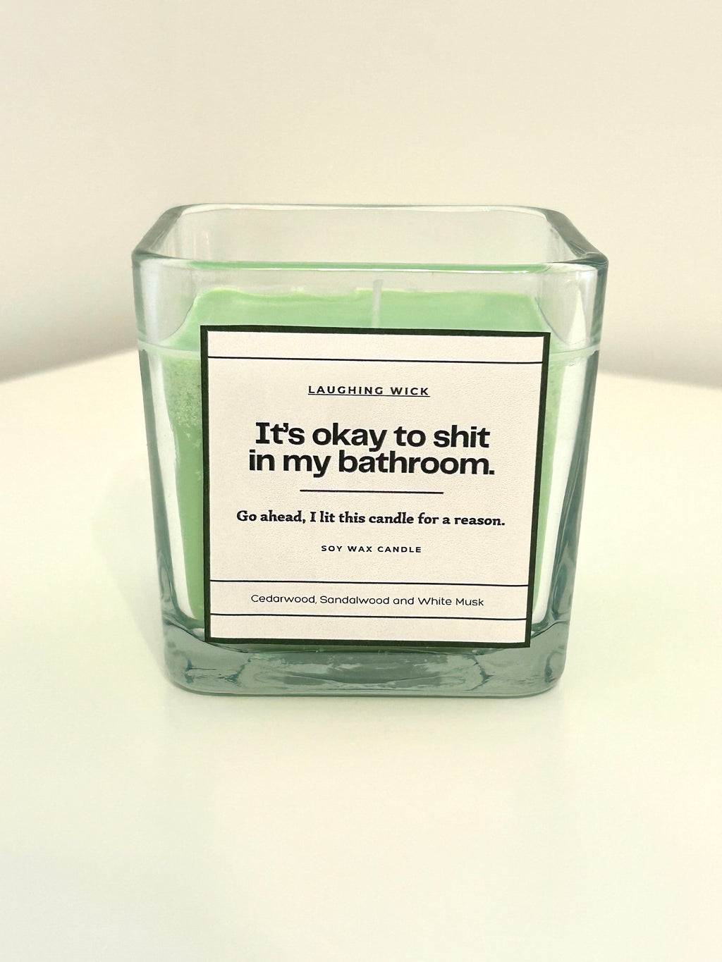 It's okay to shit in my bathroom.