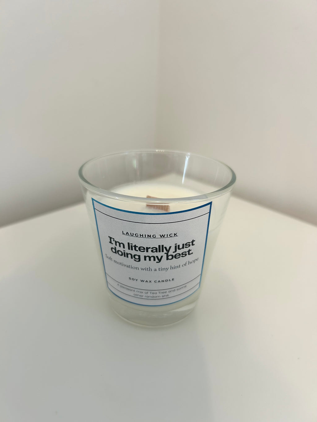 I'm literally just doing my best.