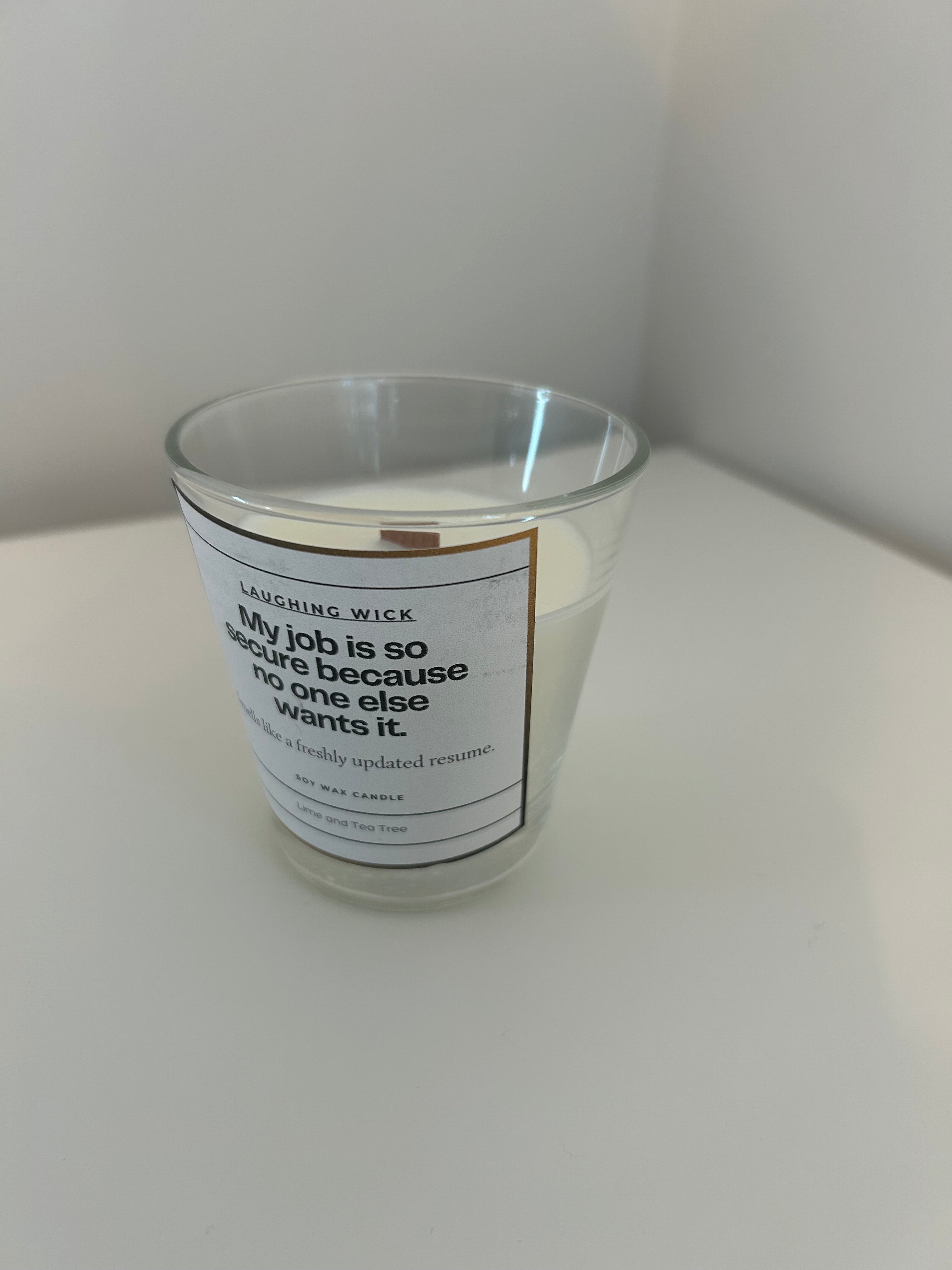 My job is so secure.