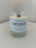 Powered by Google and Confidence.