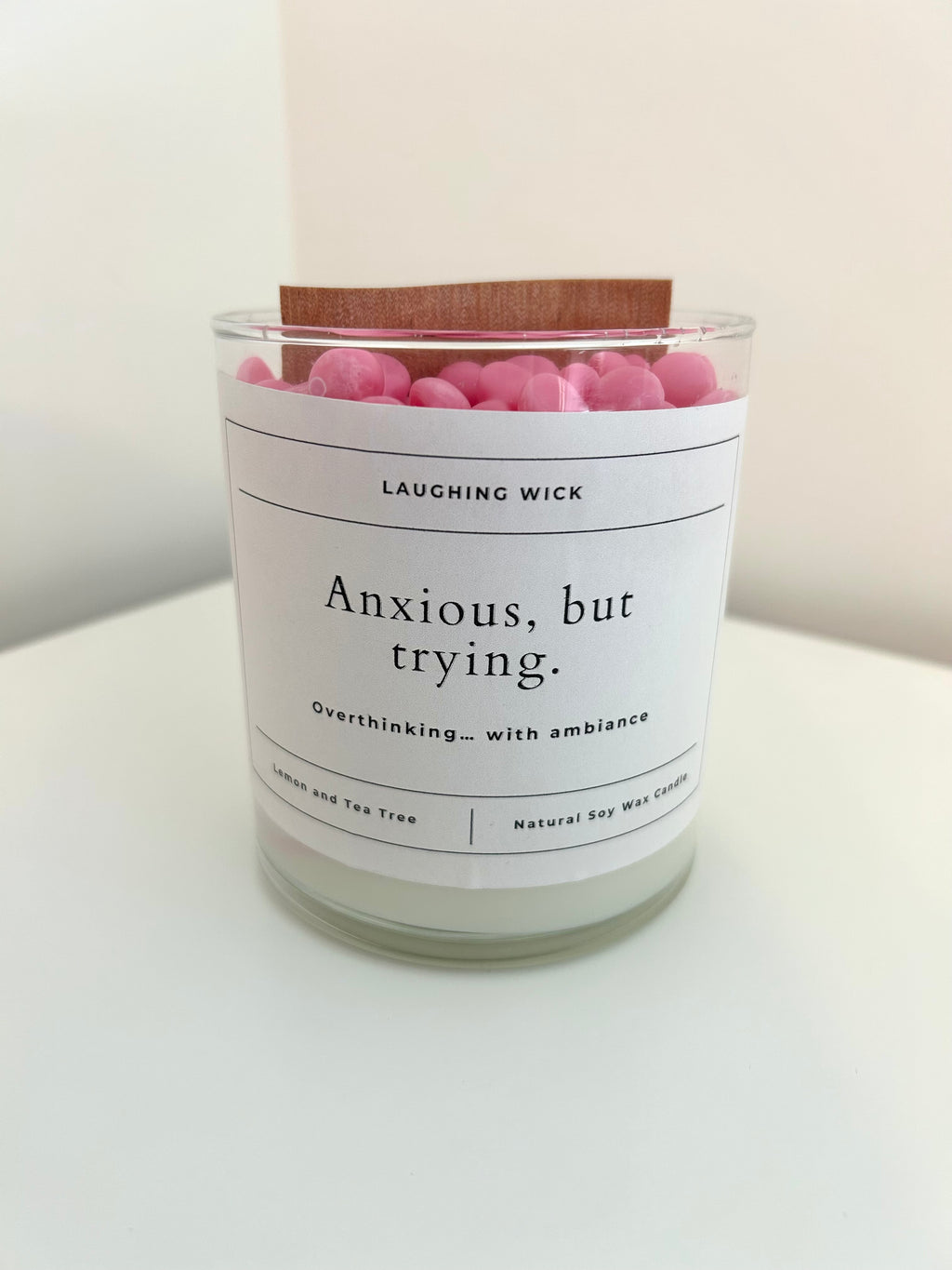 Anxious, but trying.
