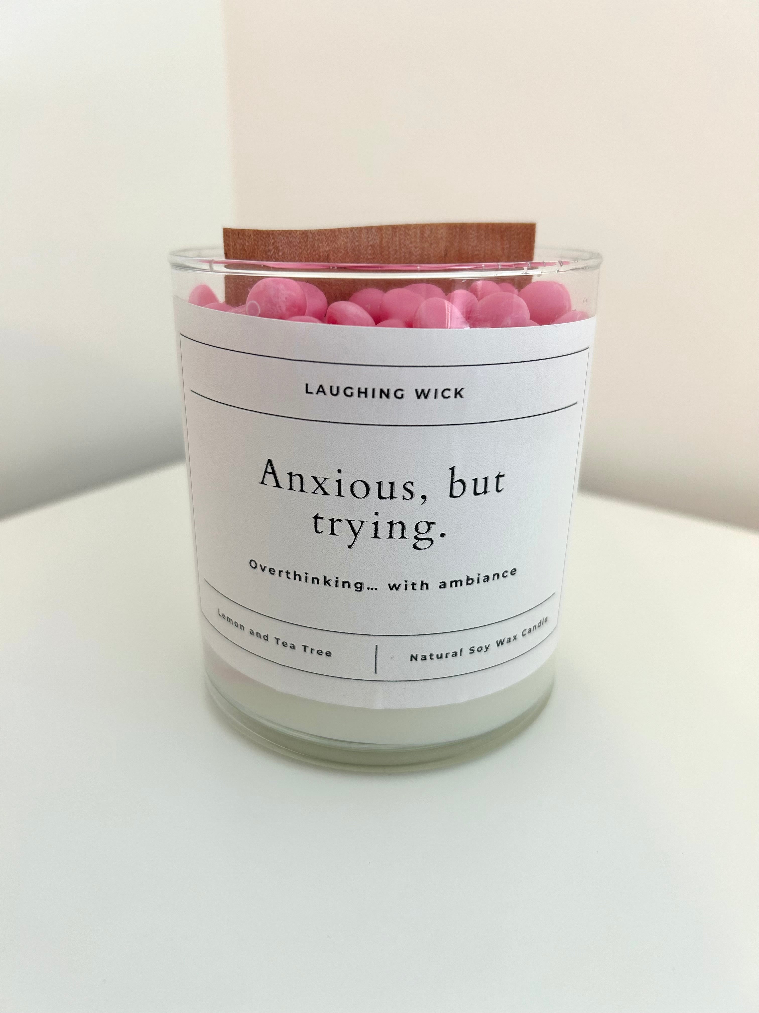 Anxious, but trying.