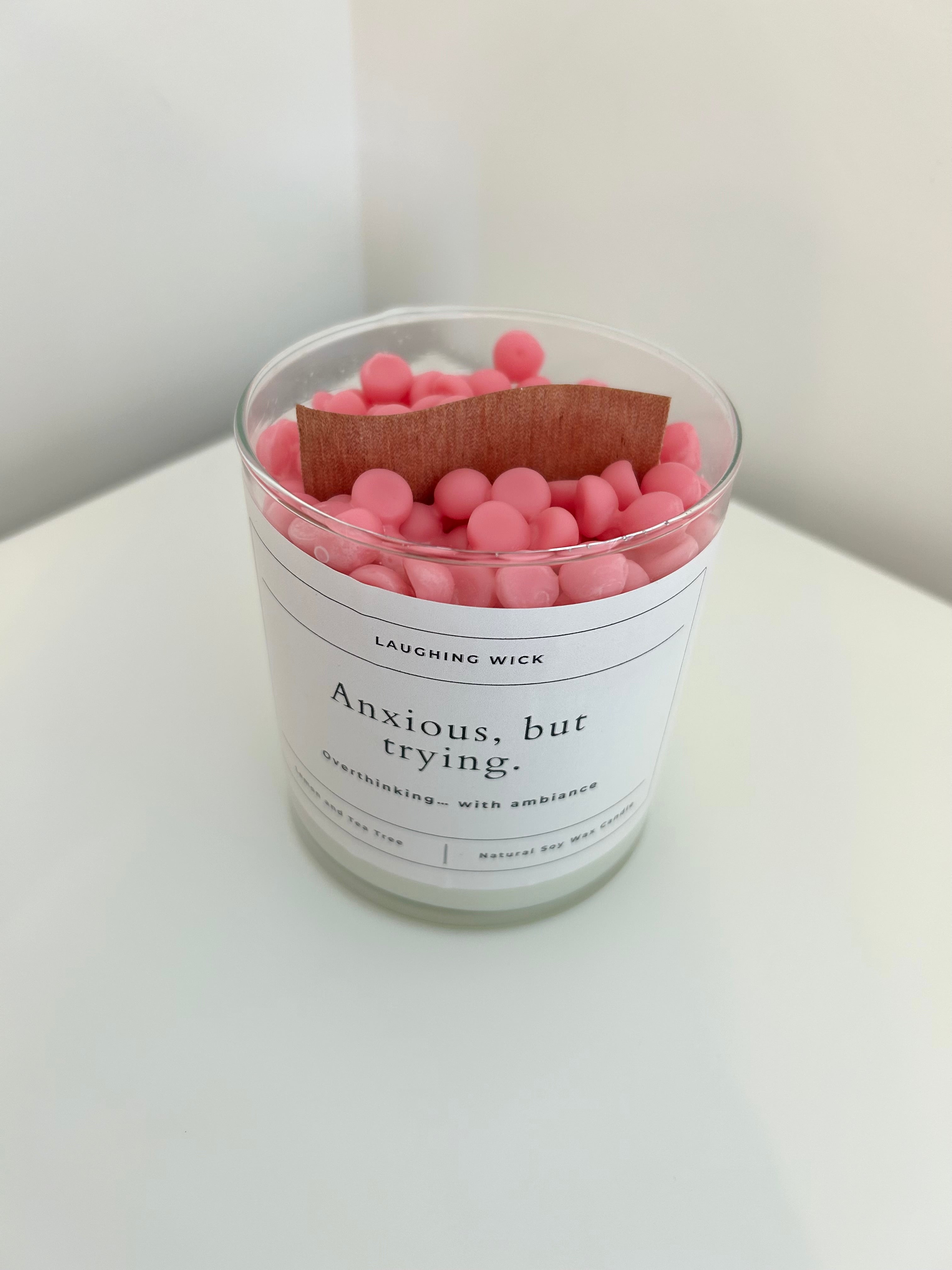 Anxious, but trying.