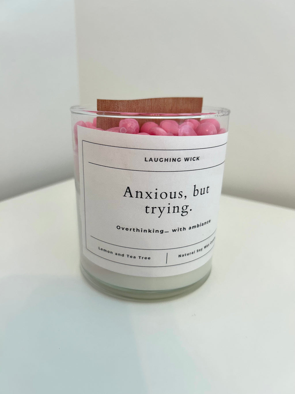 Anxious, but trying.