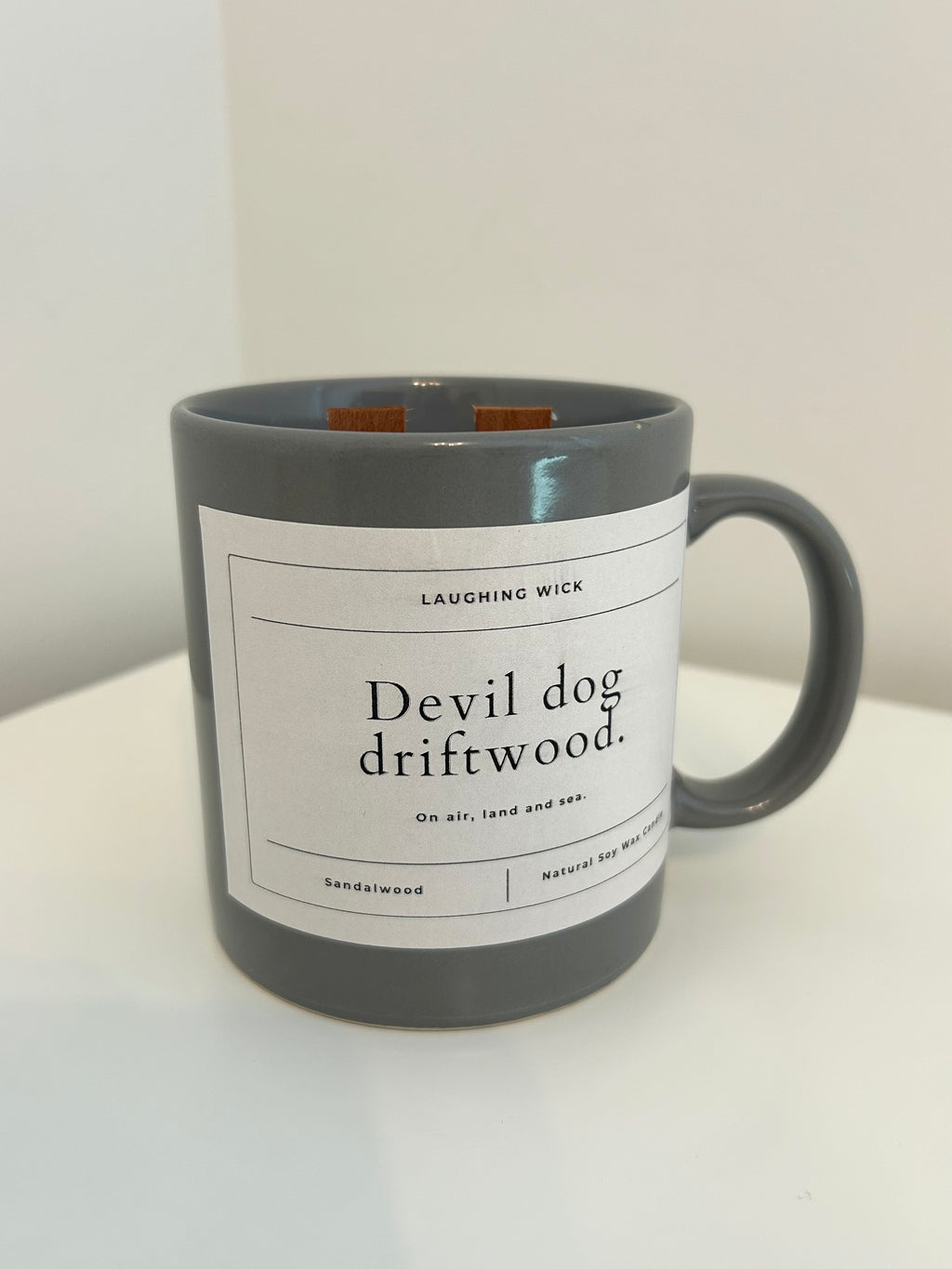 Devil dog driftwood.